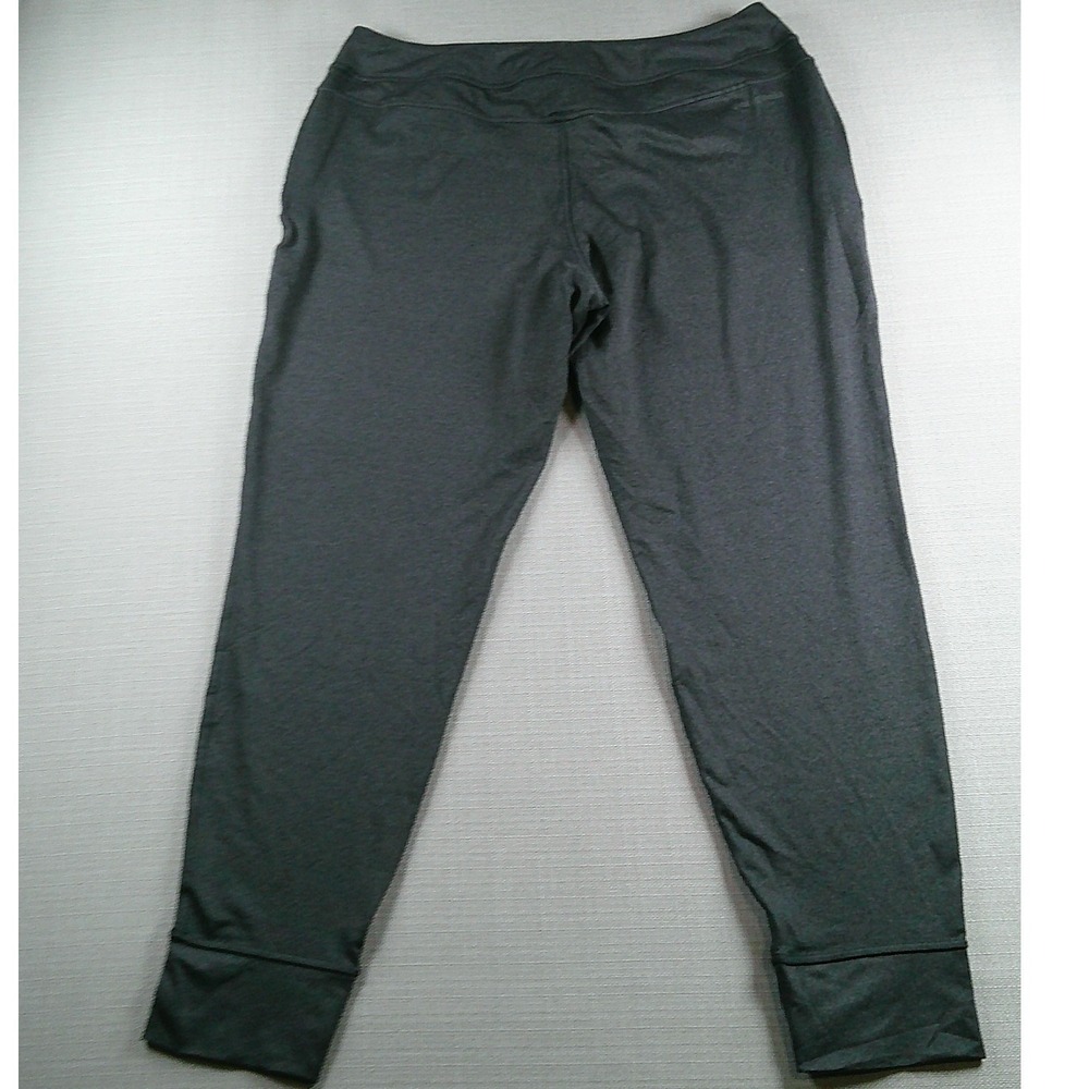 Patagonia Joggers Womens Large Gray Drawstring Zipper Pocket Tapered Pants
